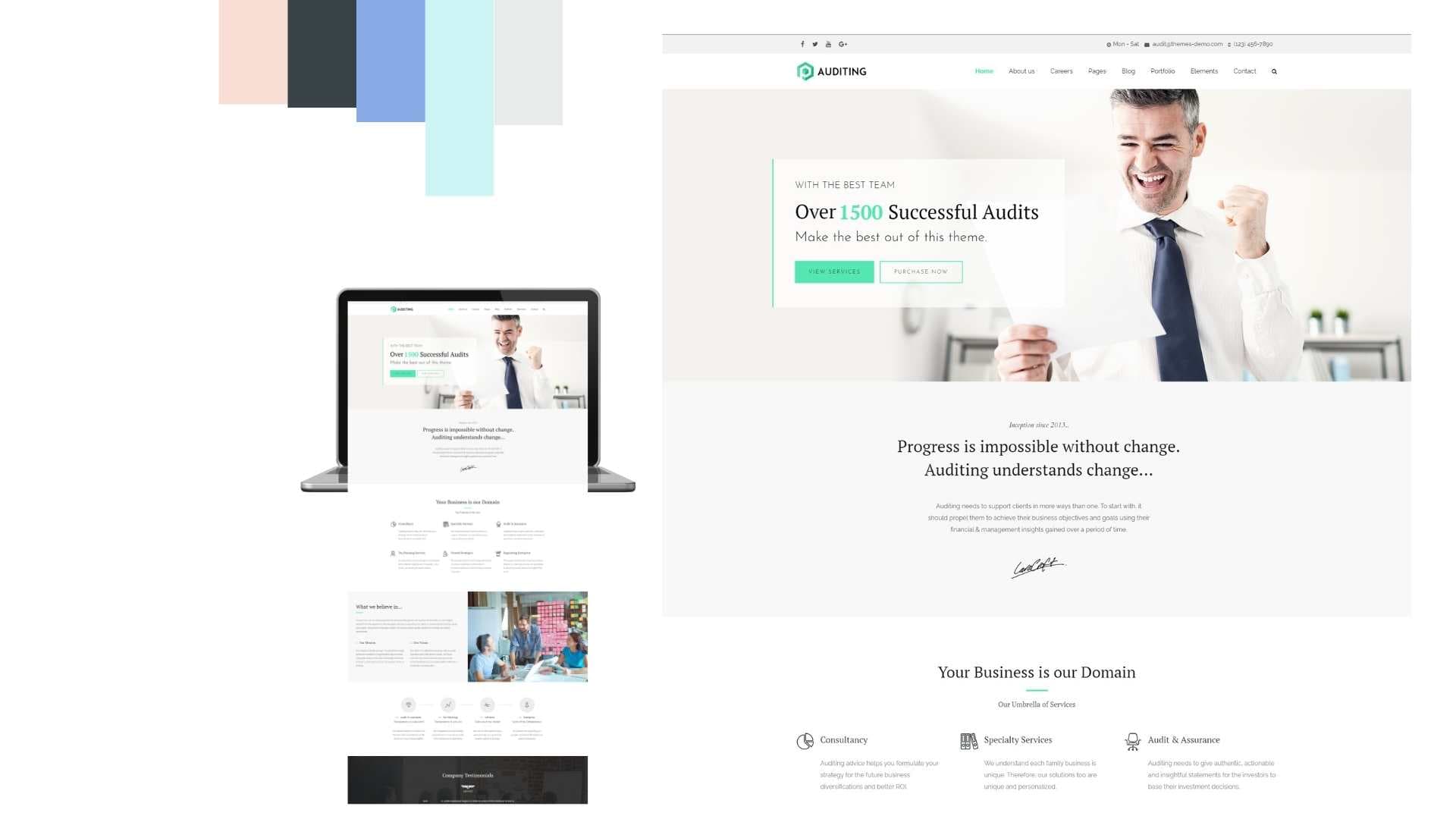 Conversion-Boosting Marketing Support Theme for Accountants