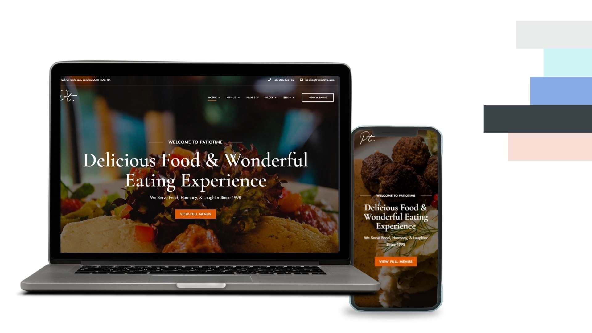 Hospitality Theme Online Marketing Help UK