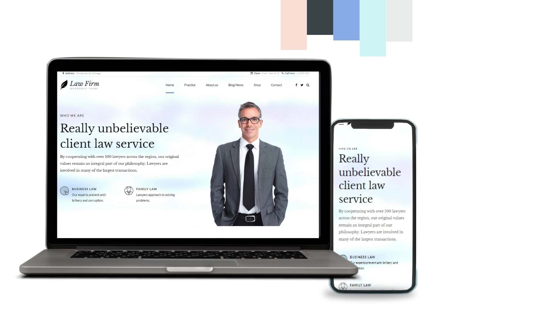 Legal Firm Website Design Light Essex