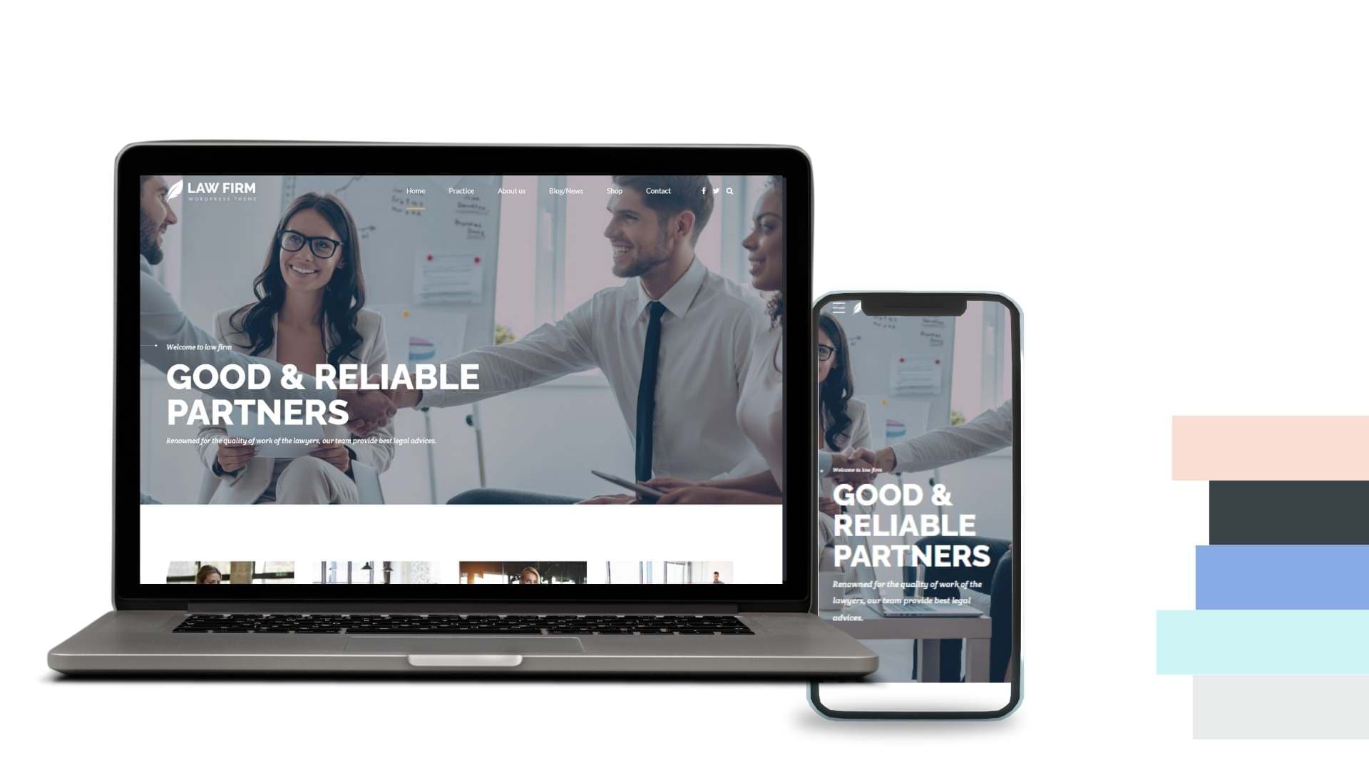Legal Firm Website Design Professional Theme