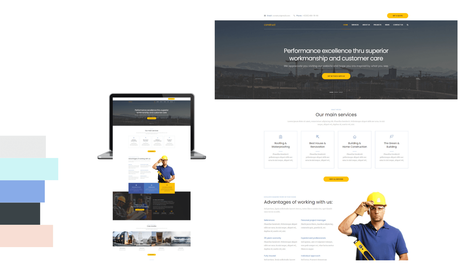 New Website Theme Design Experts Essex UK