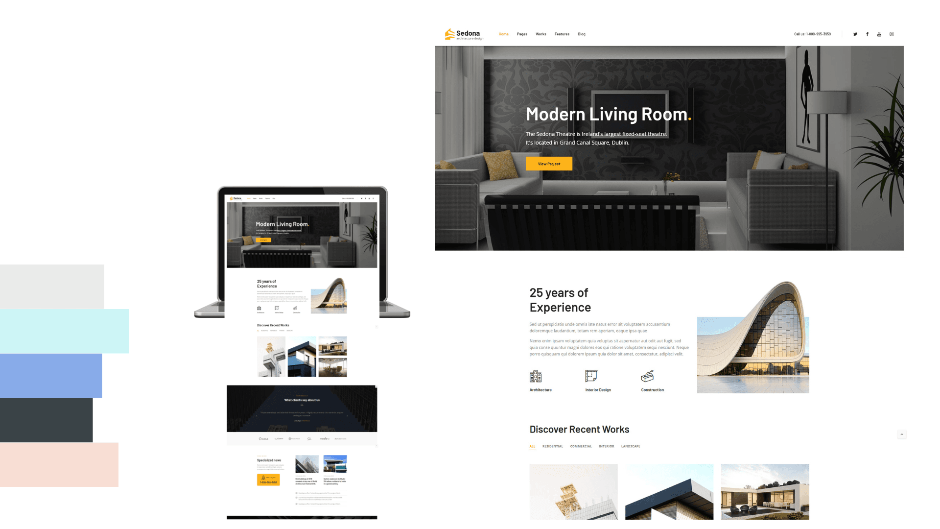 WordPress Website Theme Essex Construction