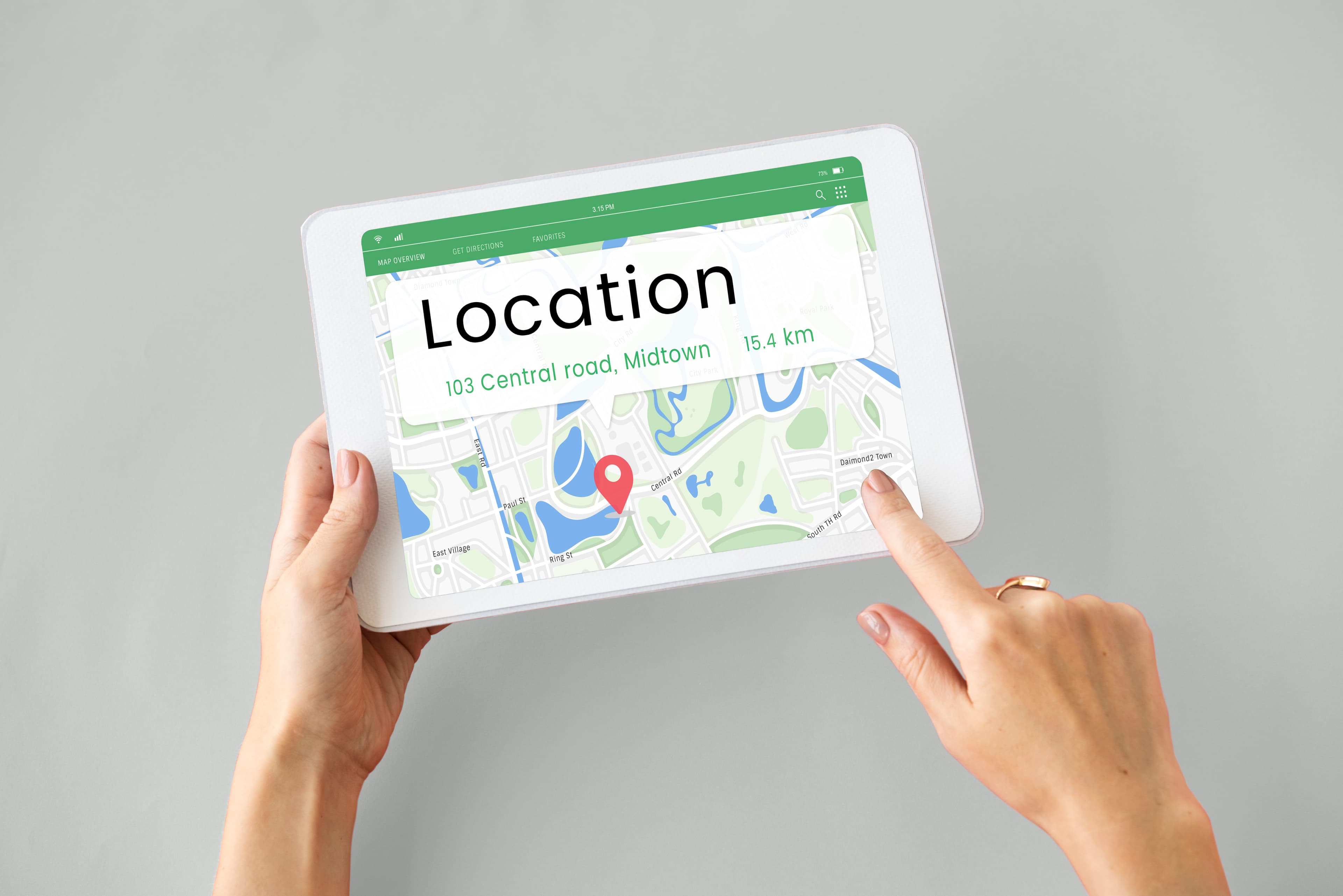 A service-area page being reviewed for a local business.