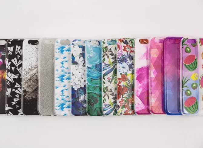 A colourful range of retail accessories