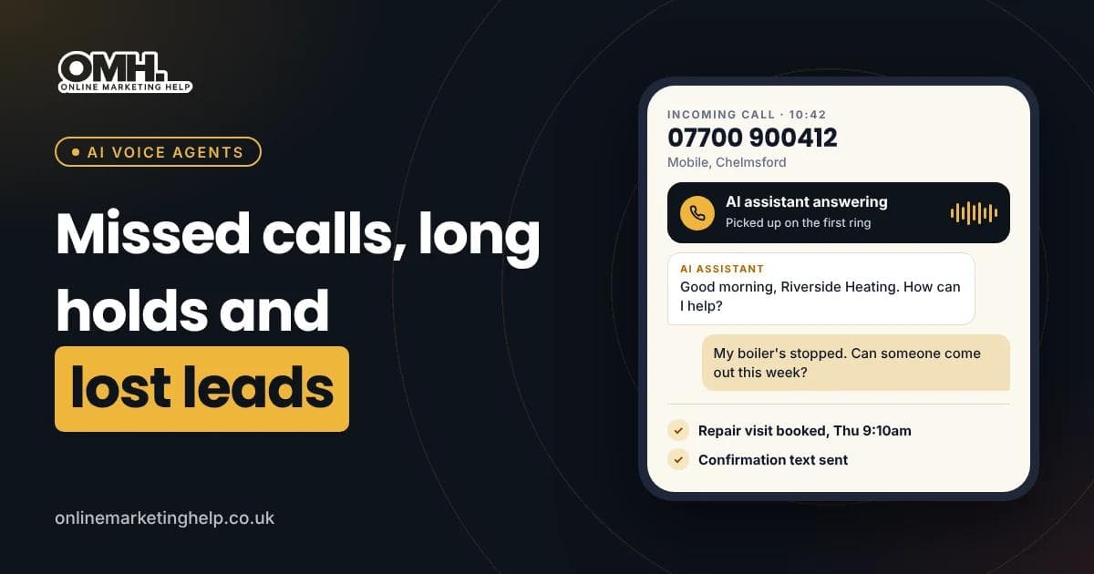 Heating engineer working on a boiler while his mobile phone rings unanswered beside him
